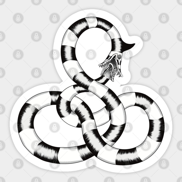 Sandworm Ouroboros Sticker by DistinctlyCurvy